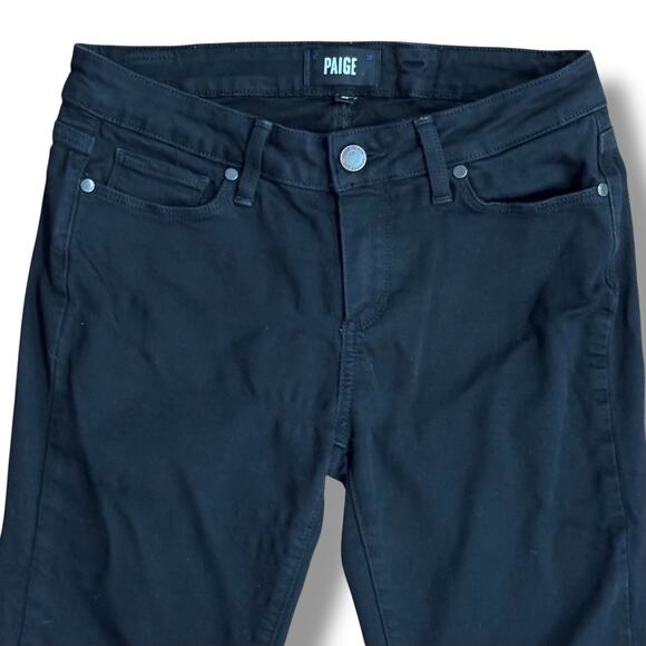 Revolve Paige Size 28 Black Verdugo Ankle Straight Leg Jeans Designer USA - Picture 3 of 7